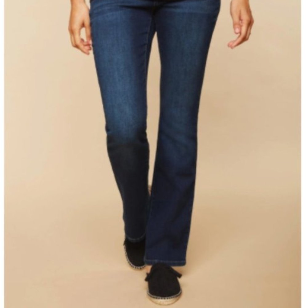 Motherhood Maternity Indigo Blue Bootcut Denim Jeans Long Small